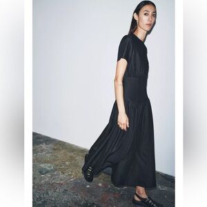 Zara ZW Collection Denim Midi Dress - NWT